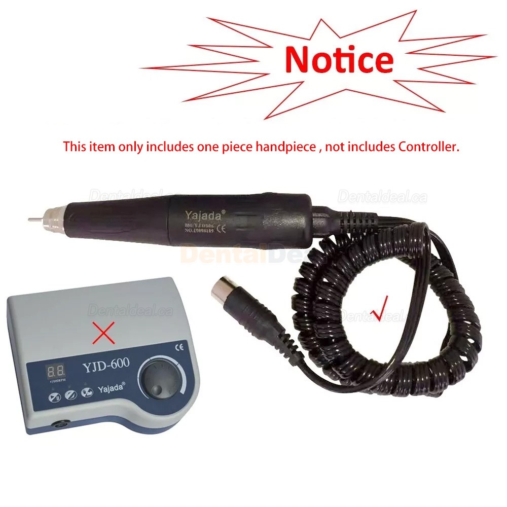 Yajiada YJD806 Brushless Micro Motor Handpiece for YJD-600 Dental Micromotor
